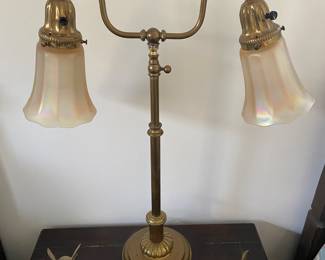 Student type/ library lamp