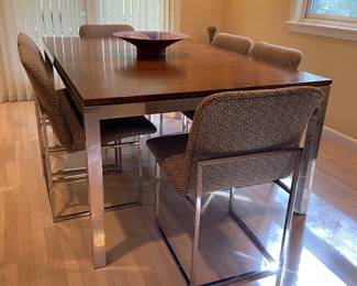 Terrific chrome mid century table mint condition