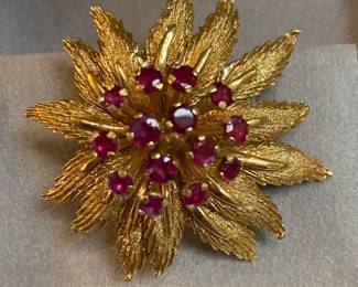 Gold pin