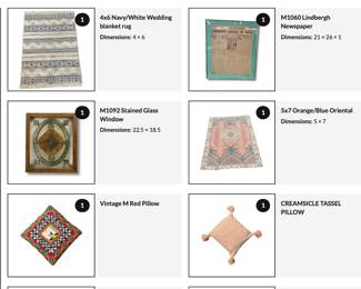 art rugs pillows galore