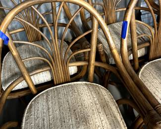 Live your best Bohemian life with these dining chairs- big enough to be an accent chair as well