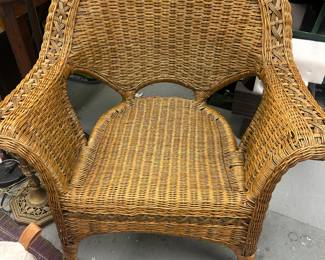 wicker chair