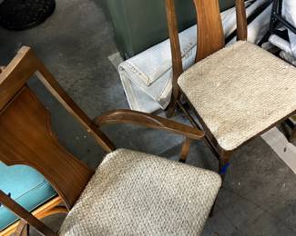 MCM Dining Chairs- recover that seat for a fresh look!