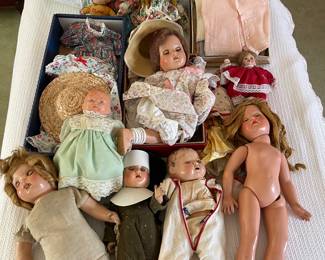 Various Antique/Vintage Dolls