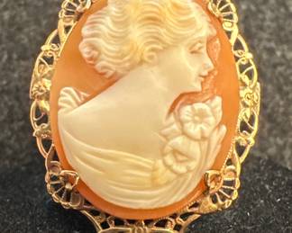14K Cameo Ring