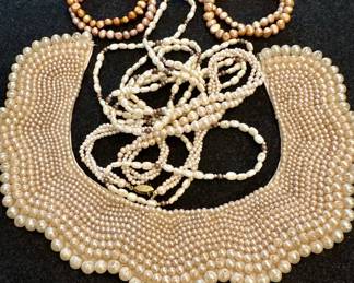 Faux Pearl Jewelry