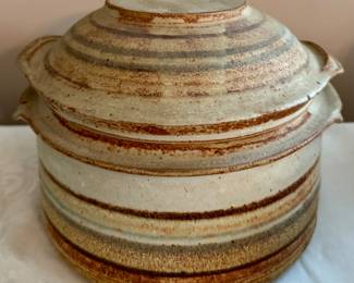 Studio Pottery Covered Casserole Dish