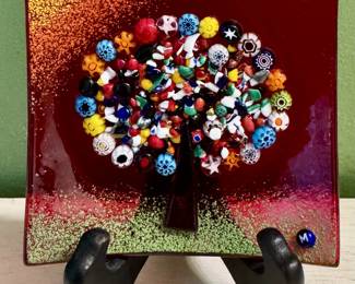 Millefiori Tree of Life Murano Glass