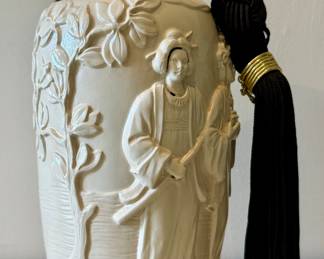 Asian covered jar