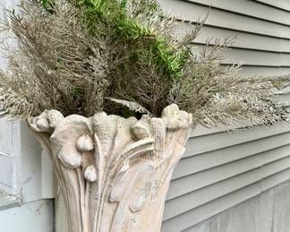 Heavy cement planter