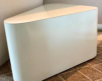 Modern white side table