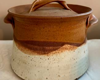 Studio Pottery Covered Dish