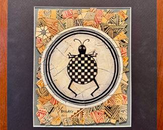 Mosaic Tile Artwork, Signed