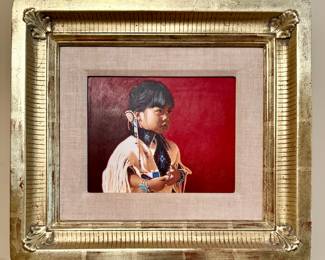Oil on Canvas, Signed Larry Riley