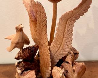 Hand Carved Wood Sculpture