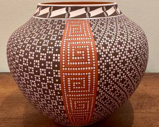 Artisan Pottery, Signed F.V. Antonio