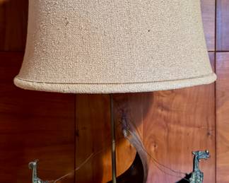 Vintage Viking Ship Lamp