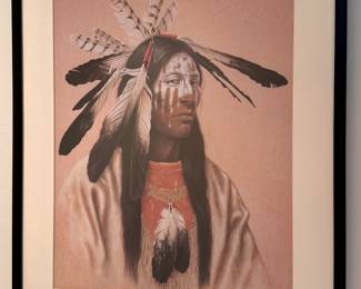 "Native American" Framed Kirby Sattler Print