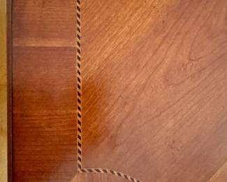 table inlay detail