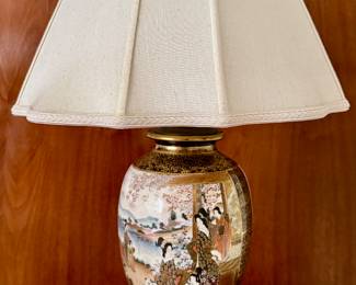 Japanese Satsuma Lamp