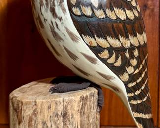 Wood Carved "Barn Owl"