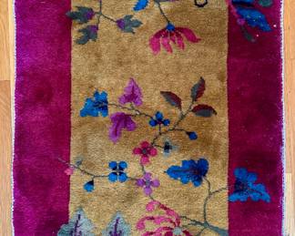Antique Chinese Art Deco Rug