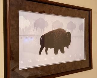 "Winter's Tail" Lithograph, Signed Kirby Sattler