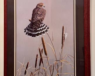 "Merlin" Lithograph, Signed Lee Jayred