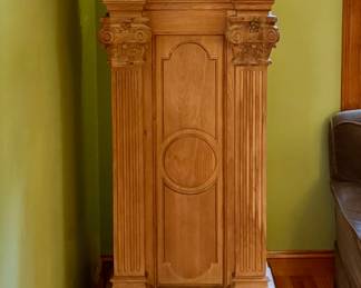 Restoration Hardware Carved Wood Plinth