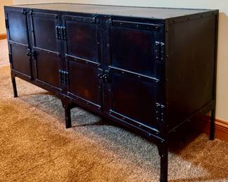 Restoration Hardware Industrial Tool Chest Console