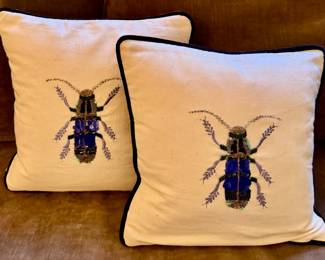 (2) Arhaus Furniture Down Pillows