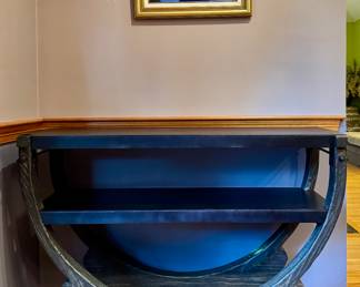 Restoration Hardware Vintage Wallpaper Factory Bar Cart