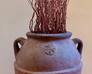 Terracotta Floor Vase