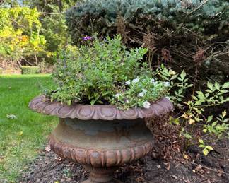 (2) Restoration Hardware Glastonbury Urns