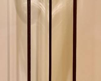 Iron & Glass Floor Candle Holder
