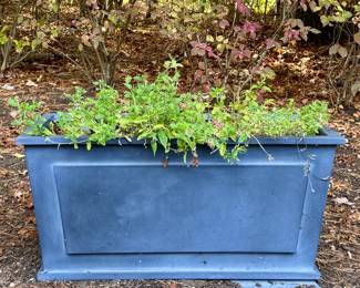 Restoration Hardware Zinc Paneled Planter