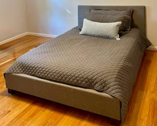 Upholstered Full Platform Bed