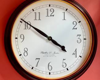 Papillon De Jardin French Wall Clock