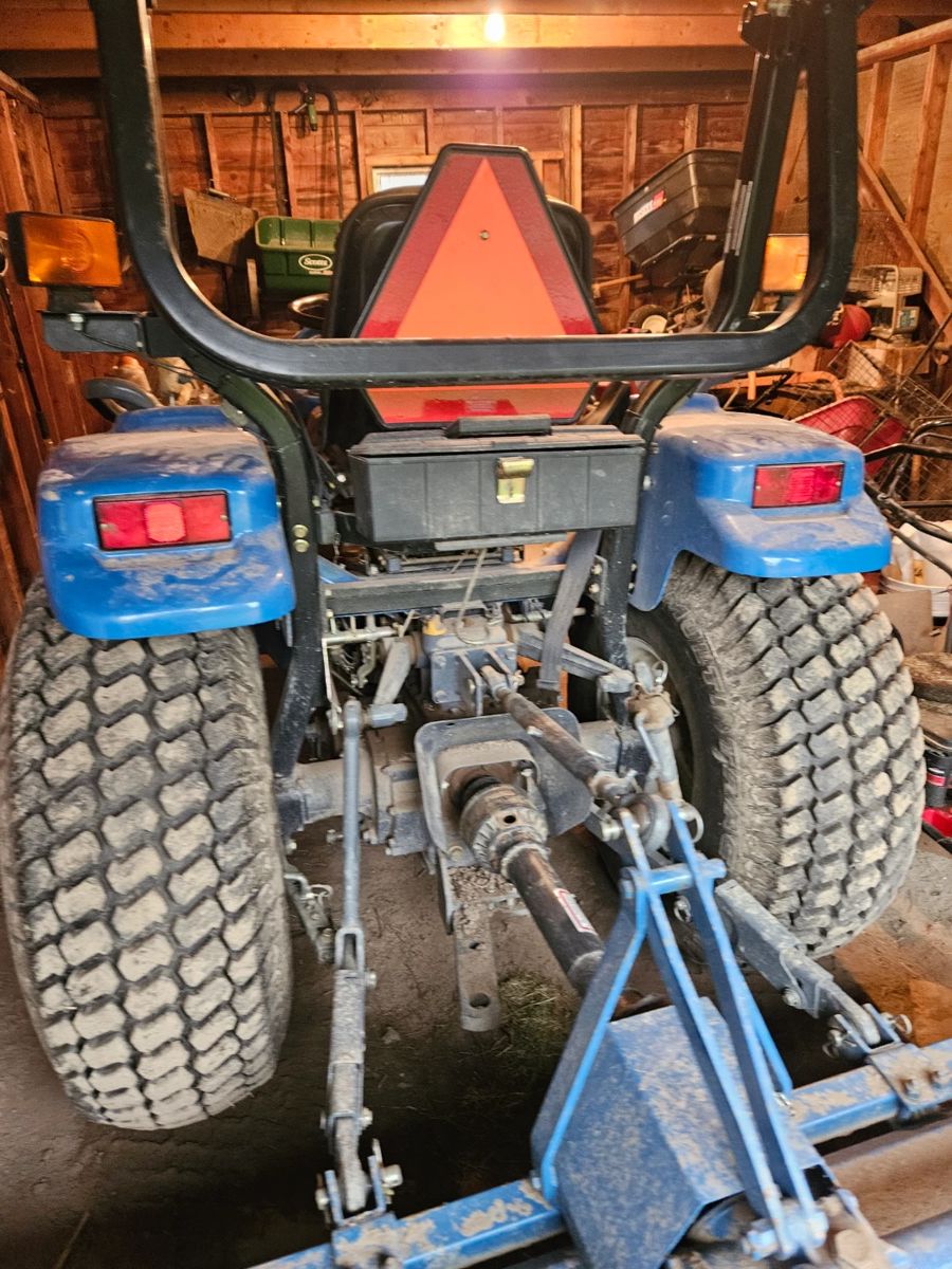 Large blue tractor Woodson