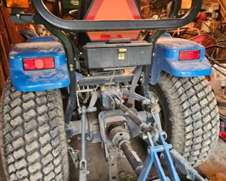 Large blue tractor Woodson