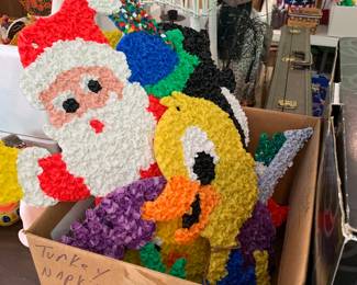 Vintage holiday decorations