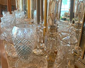 Opulent crystal and glass collection