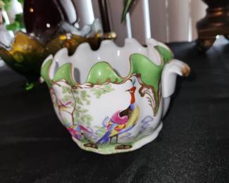 Pair of this painted bowl