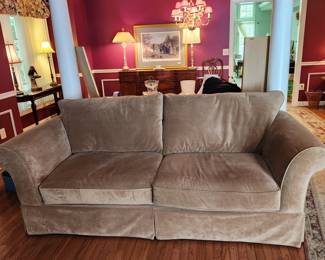 Microfiber sofa