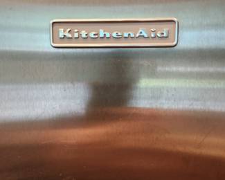 KitchenAid stainless refrigerator/freezer. Door ice and water dispensers DO NOT WORK. Everything else works perfectly