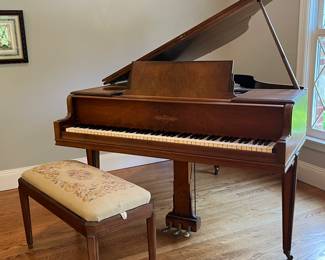 Chickering baby grand piano