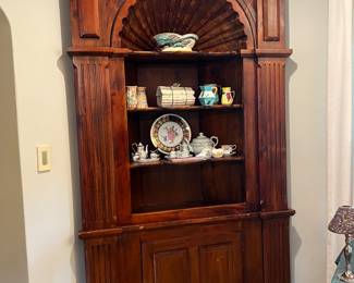 Large corner cabinet
49”w x 95”h in two pieces