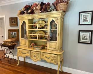 Painted country cupboard