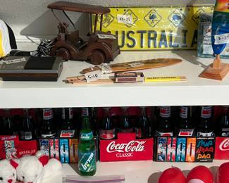 Coca Cola & Pepsi Cola collector bottles