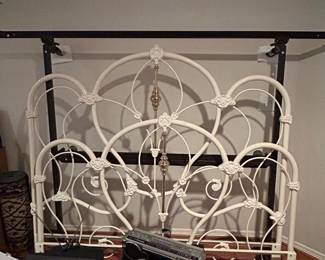 Rod iron bed frame